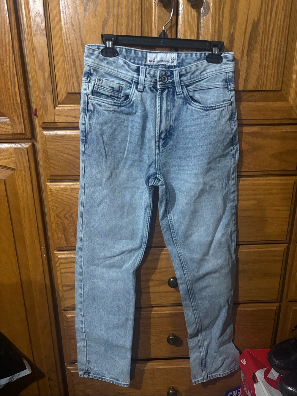 Light Blue Men’s Jeans - Classic Straight Fit